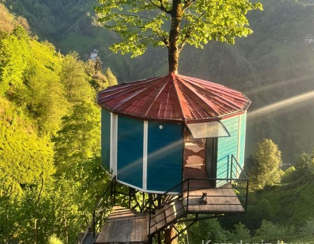 Rize Bungalov: Küvetli Şömineli Ağaç Ev - Northland