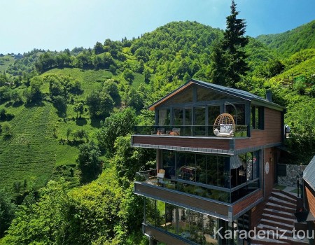 Rize Bungalov: Jakuzili & Şömineli - Valent Bohem