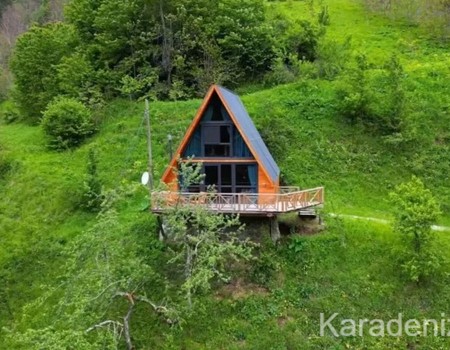 Rize Bungalov: Jakuzili & Şömineli Suit - Şimşir