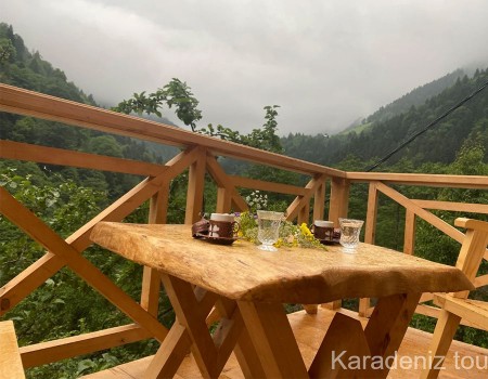 Rize Bungalov: Jakuzili & Şömineli Suit - Şimşir