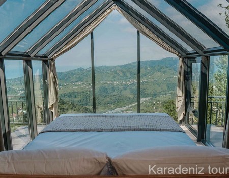 Rize Bungalov: Jakuzili & Cam Tavanlı Villa - Woodlife