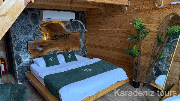 Rize Bungalov: Jakuzili &amp; Şömineli - Serenity 777