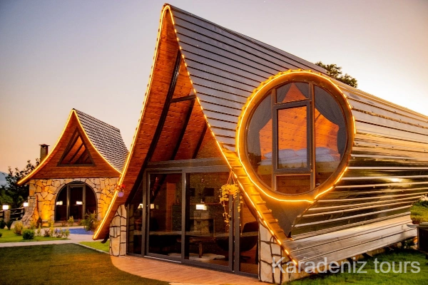 Rize Bungalov: Jakuzili & Şömineli - Deniz