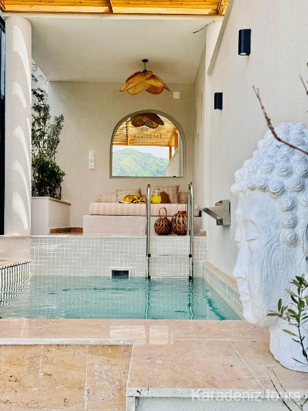 Rize Bungalov: Isıtmalı Havuzlu - Bohemi