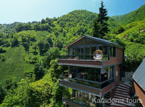 Rize Bungalov: Jakuzili & Şömineli - Valent Bohem